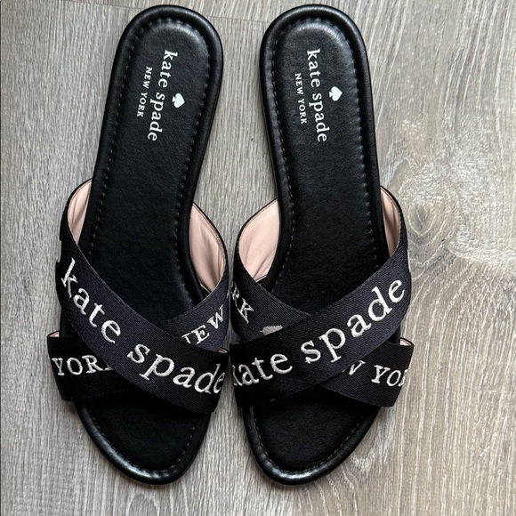 NEW Kate Spade Piper Slide Blk  11 - Picture 2 of 8